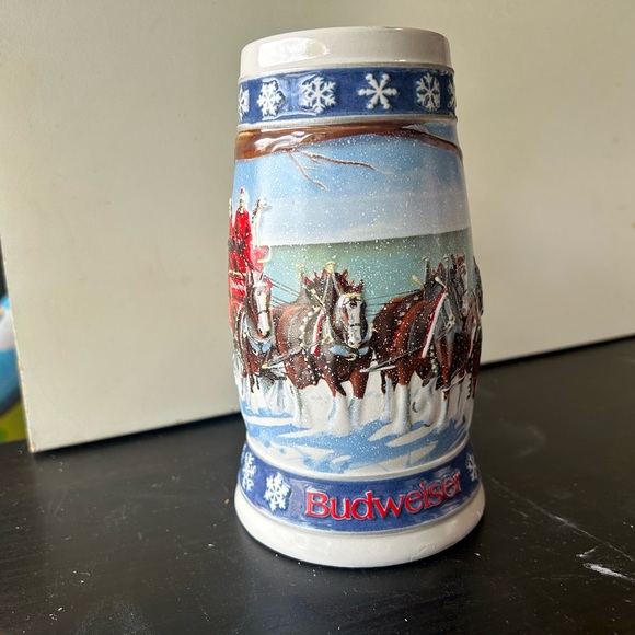 Budweiser steins Xmas collection various years all - Picture 3 of 5